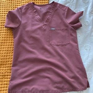 Figs Catarina one pocket top mauve